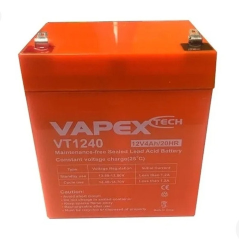 Bateria 12v 4a Vapex