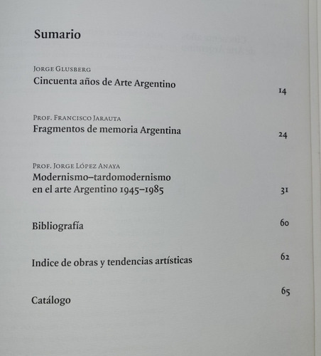 Arte Argentino Contemporáneo. Catálogo Bellas Artes 1994 M (Usado)