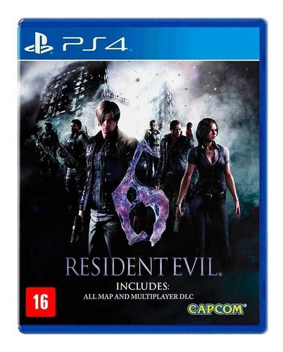 Resident Evil 6 - Ps4 - Mídia Física Lacrado