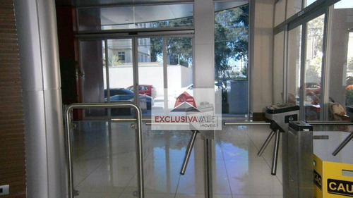 Sala Comercial De 58,24m², 2 Banheiros E 1 Vaga No Jardim Aquarius, São José Dos Campos. - Sa0193