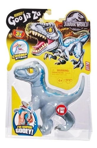 Goo Jit Zu Figura Flexible Stretchy Jurassic World Blue