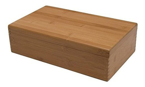 Caja De Té De Bambú Con 8 Compartimentos