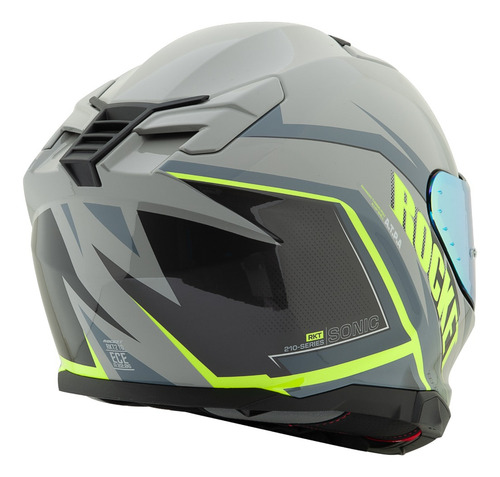 Casco Integral Joe Rocket Rkt210 Sonic + Mica Iridium Gris Oscuro Lisa L