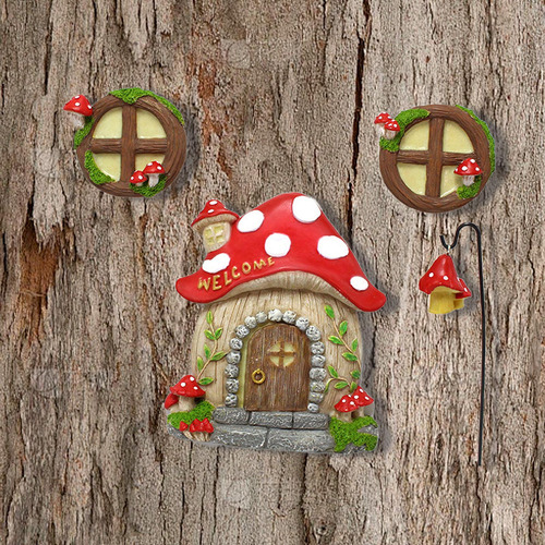 Juego De Estatuas De Jardín, Adorno Para Patio, Decoración