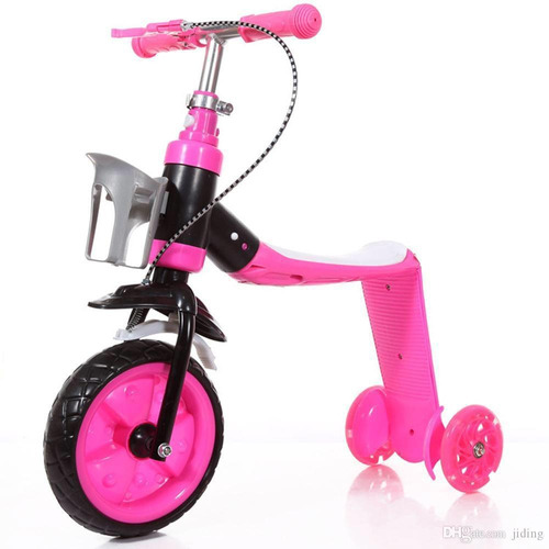 Patineta Bebe Scooter Monopatín 2 En 1 Bicicleta Iniciación