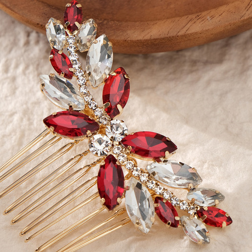 Nuevo Peineta Con Diamantes De Imitación For Boda Nupcial