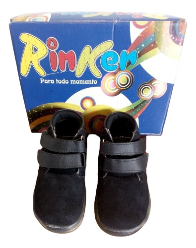 Zapatos Para Niños Tipo Botines Talla 23. Marca Rinker Kids.