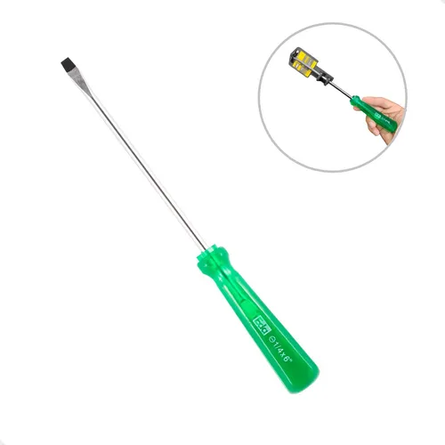 comprar Chave De Fenda 1u002F4 X 6 Cromo Vanadium Ponta Com Imã - Eda