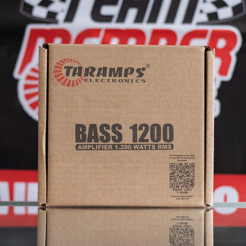 Taramps. Amplificador Monoblock 1200rms Bass1200 A 1 Ohm
