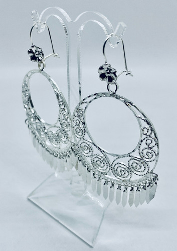 Aretes De Filigrana Redondo Ex Grande Mod3 (dplata)
