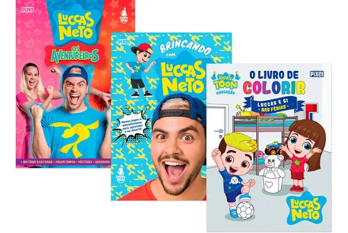 Livro De Colorir Luccas E Gi Nas Férias : Neto, Luccas, Neto, Luccas:  : Libros