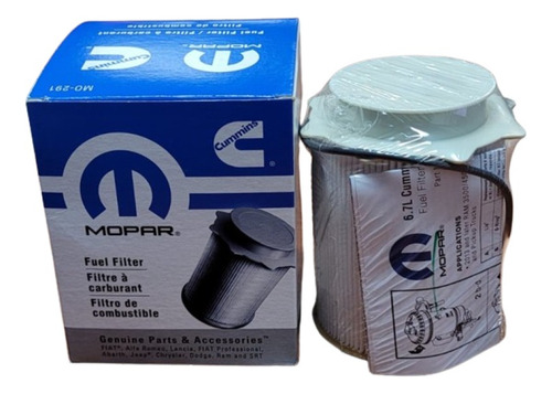 Filtro Combustible Mopar Para Diesel Cummins 6.7l 68157291aa