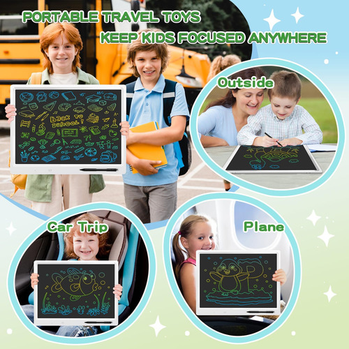 Tableta De Escritura Lcd Para Niños, Tableta De Tablero De G