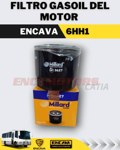 Filtro Gasoil Del Motor Encava 6hh1