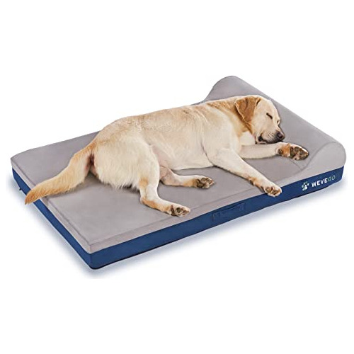 Wevego Cama Para Perro, Cama Grande Para Perro Con Almohada,