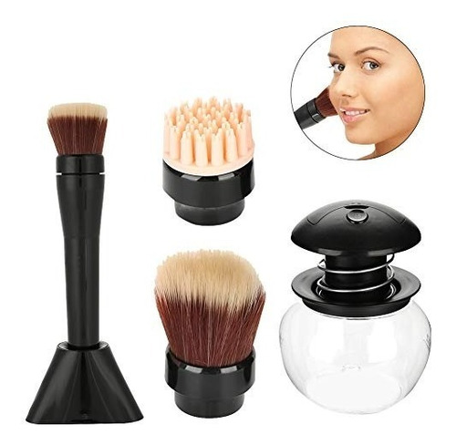 Limpiador Brochas Maquillaje Eléctrico Secador 3 En 1 Kit 3