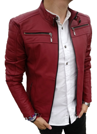 chaqueta color vino hombre