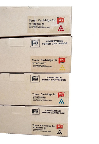 4 Toner Compatible Ricoh Mp C 3003 3004 3503 3504 Bk C Y M
