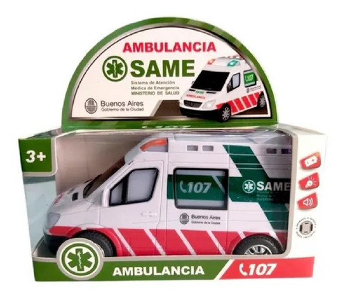 Ambulancia Same Argentina Con Luz  Y Sonido Playking