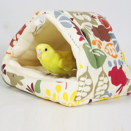 Cobertizo De Jaula Para Loros Cálido, 15cmx15cmx14.5cm