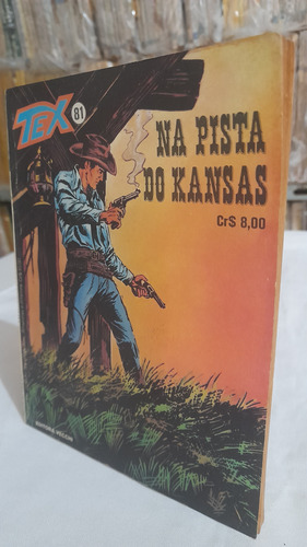 Revista Hq Gibi Tex N° 81 : Na Pista Do Kansas - Vecchi 1977 (Usado)
