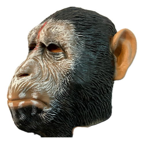 Máscara De Macaco War For The Planet Of The Apes Látex Mask Cor Preto Planeta Dos Macacos