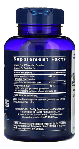 Life Extension, Xr Shield 90 Cápsulas Vegetales Sabor Sin Sabor