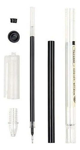 Boligrafo Lapicera De Gel Bemlp De Tinta Negra De 0.35mm