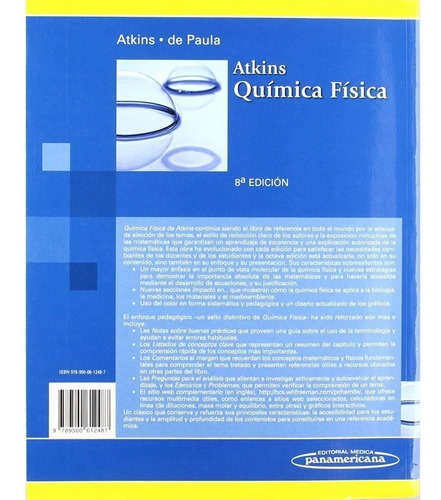 Imagen 2 de 5 de Atkins - De Paula - Química Física 8a Edición - E. Inmediata