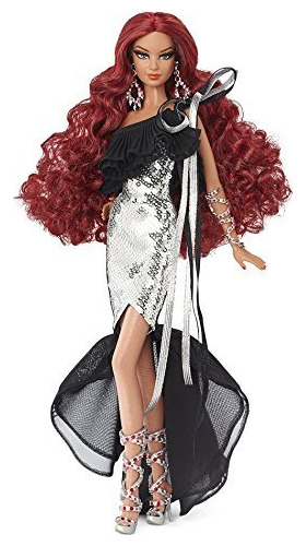 Bdh37 Stephen Burrows Nisha Barbie Doll - Nisha Lleva El Nom