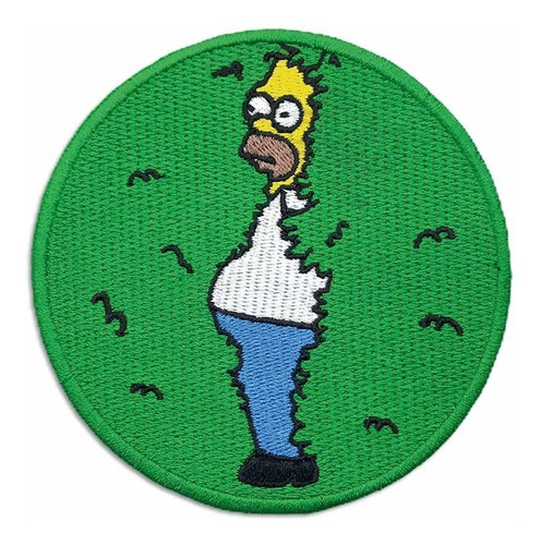 Parche The Simpsons Homero Arbusto Termohadesivo Bordado