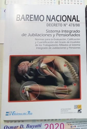 Libro Baremo Nacional De Jubilaciones