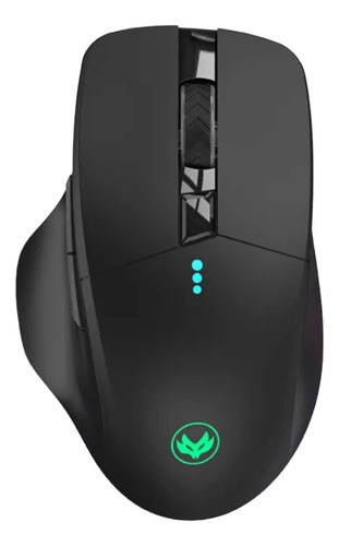 Mouse Inalámbrico Recargable Gamer Modo Dual Rgb Ergonómico