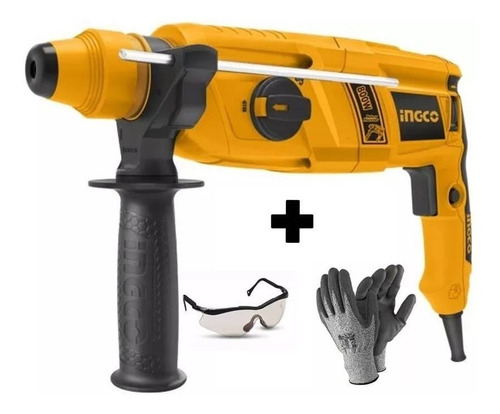 Rotomartillo Ingco Rgh9018 800w 0-1200rpm 2.5 Joule + Regalo