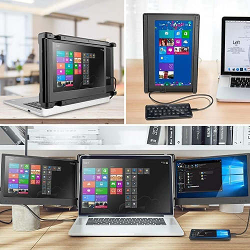 Imagen 2 de 6 de Ofiyaa P2 - Extensor De Monitor Portátil Triple De.