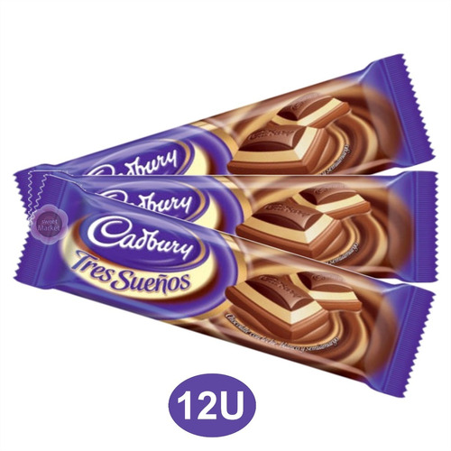 Cadbury Tres Sueños Sin Tacc 12u X24g - Sweet Market