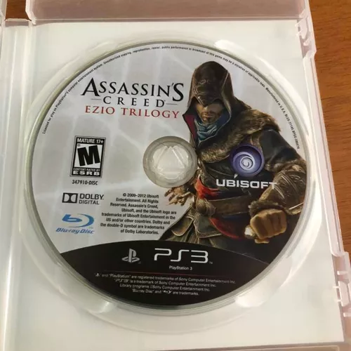 Assassins Creed Ezio Trilogy Ps3 #1 (Com Detalhe) (Jogo Mídia