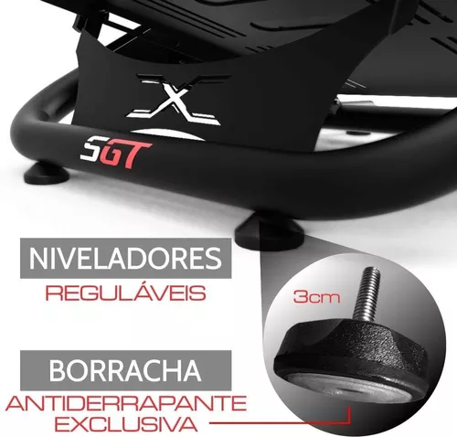 Suporte Para Volante Cockpit Simulador SPRO Logitech G27,G29,G920,G923,  Fanatec, Thrustmaster - Extreme Simracing - Controle Simulador - Magazine  Luiza