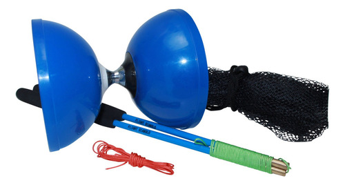 Juguete Yoyo Diabolo Chino Flight Pro Con Triple Rodamiento, Tamaño Mediano, 13 Cm, Con Varillas De Carbono
