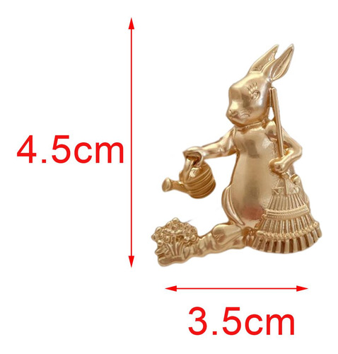 2 Broche De Conejo, Decoración De Animales, Joyería