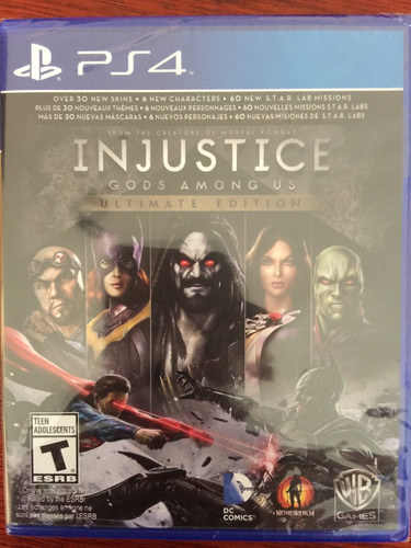 Injustice Gods Among Us Ultímate Edition Ps4 Nuevo Envio Gra