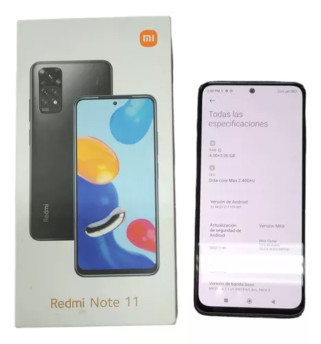 CELULAR XIAOMI REDMI NOTE 11/ GRIS