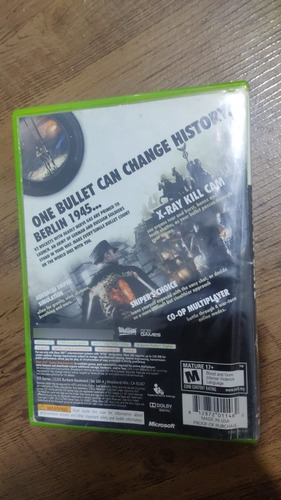 Sniper Elite Xbox 360 Físico /
