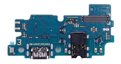 Flex Placa Pin De Carga Microfono Para Samsung Galaxy A30s