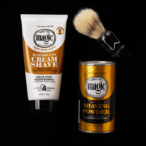 Crema De Afeitar Softsheen-carson Magic Razorless 2x120ml