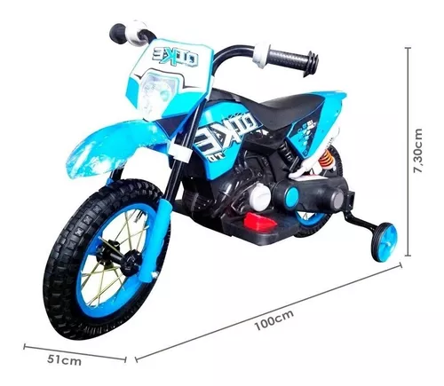 Moto eletrica infantil duas roda