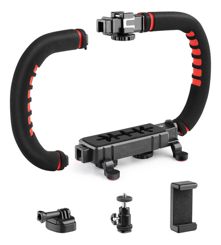 Zeadio Camera Smartphone Stabilizer, Empuñadura Plegable Han