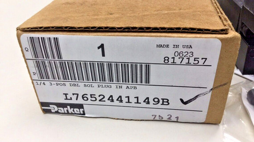 Parker L7652441149b Solenoid Valve 24vdc 48/50 Ccb