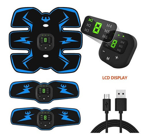 Set De Entrenamiento Muscular Ems Para Abdomen Y Cuerpo