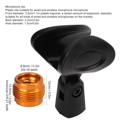 Soporte Para Micrófono, Clip Para Soporte De Micrófono, Sopo